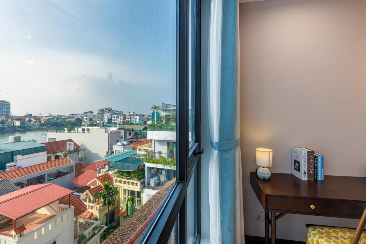 Margaery Boutique Apartment & Skyon9 Rooftop Bar Hanói Exterior foto